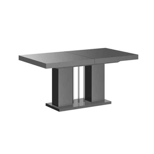 Orren Ellis Saruhan Extendable Pedestal Dining Table & Reviews Wayfair